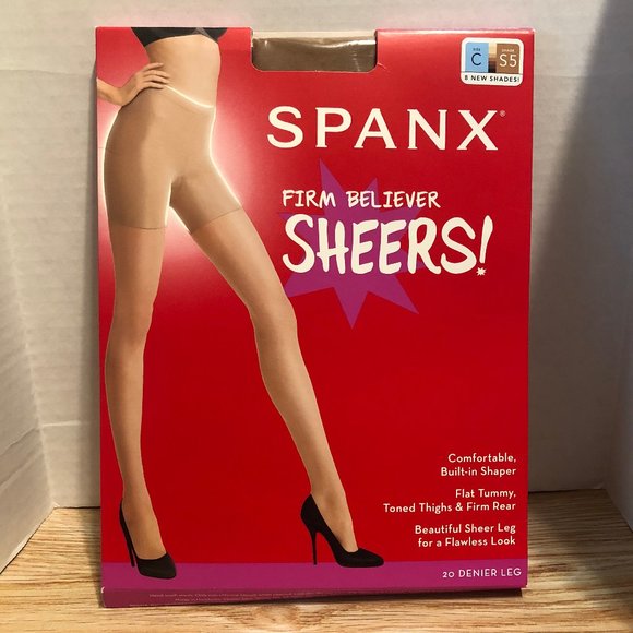 Spanx Pantyhose Sheers Size C Shade S5 